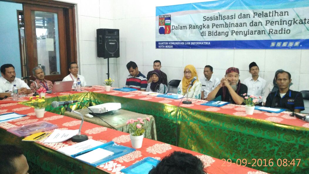 Sosialisasi dan Pembinaan Radio Komunitas Kab/Kota Bogor