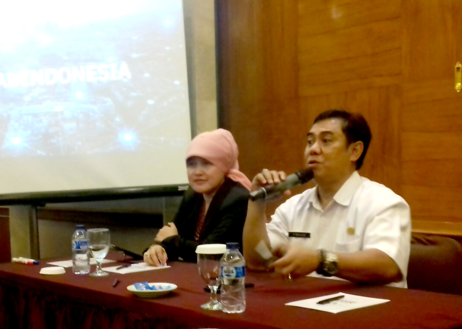 Kepala Dinas Kominfostandi Kota Bogor membuka Workshop Kota Digital Indonesia