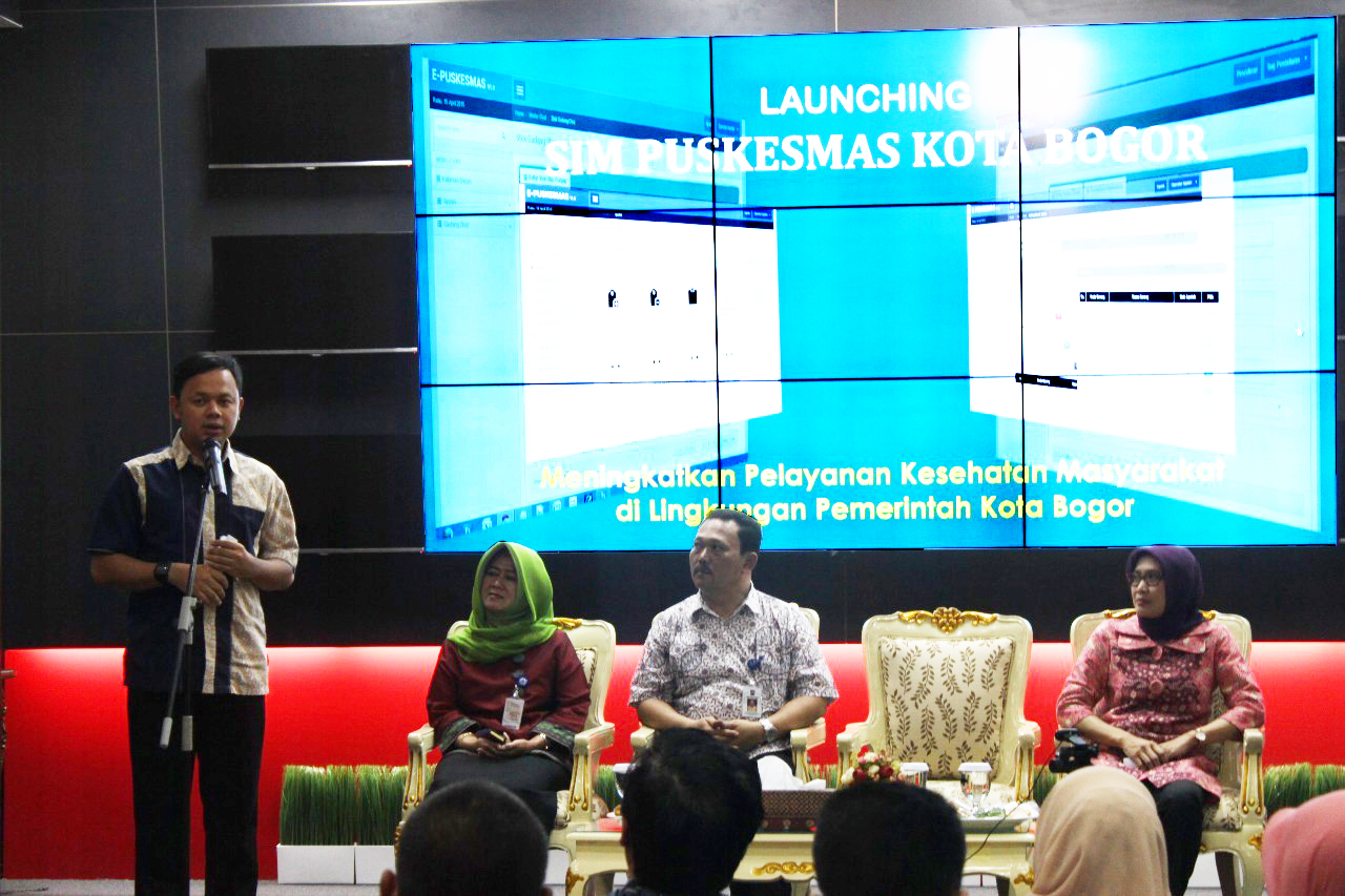 Launching Sistem Informasi Manajemen (SIM) Puskesmas Kota Bogor