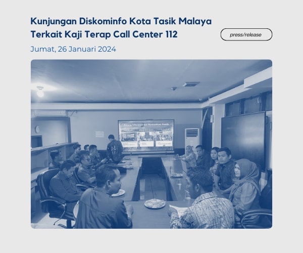 Diskominfo Kota Tasikmalaya Lakukan Kegiatan Kaji Terap Call Center 112 ke Diskominfo Kota Bogor