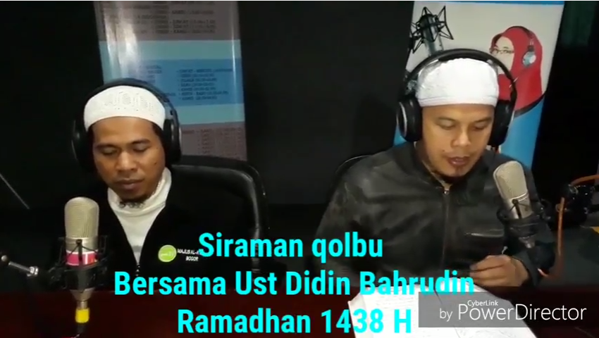 Siraman qolbu, Bersama Ust Didin Bahrudin, Bulan Ramadhan 1438 H
